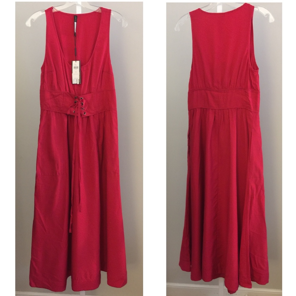 Anthropologie Corseted Midi Dress - Picture 5 of 8